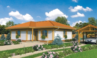 Maison adaptée à un usage en tant que maison de jardin.